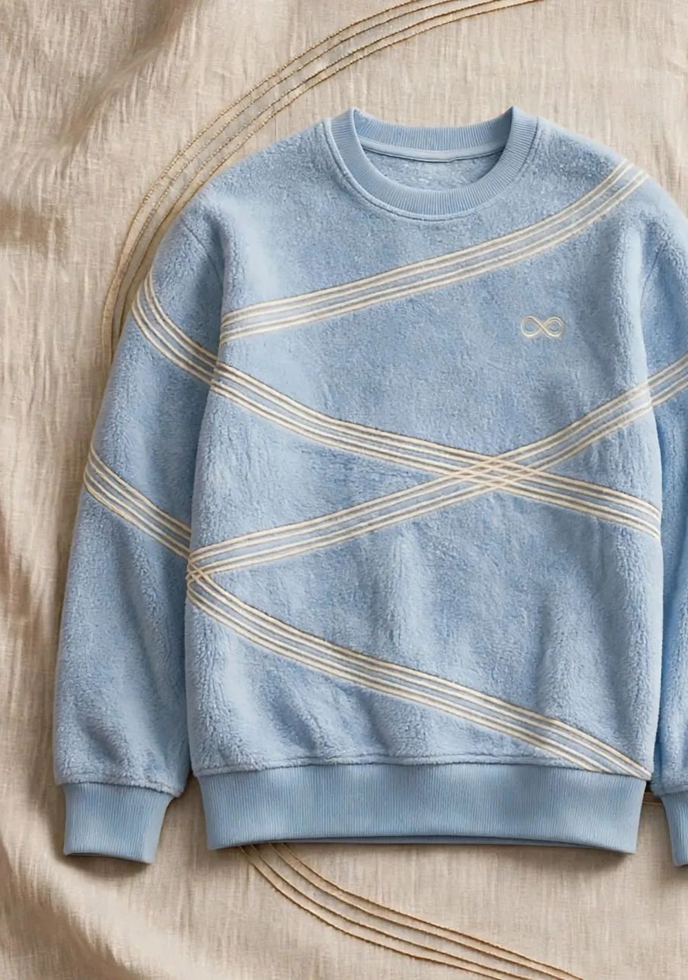 Pull Bleu ciel, face avant
