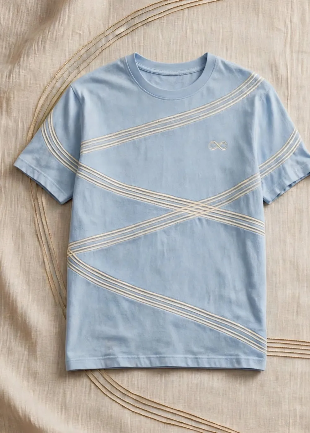 T-shirt Bleu ciel, face avant