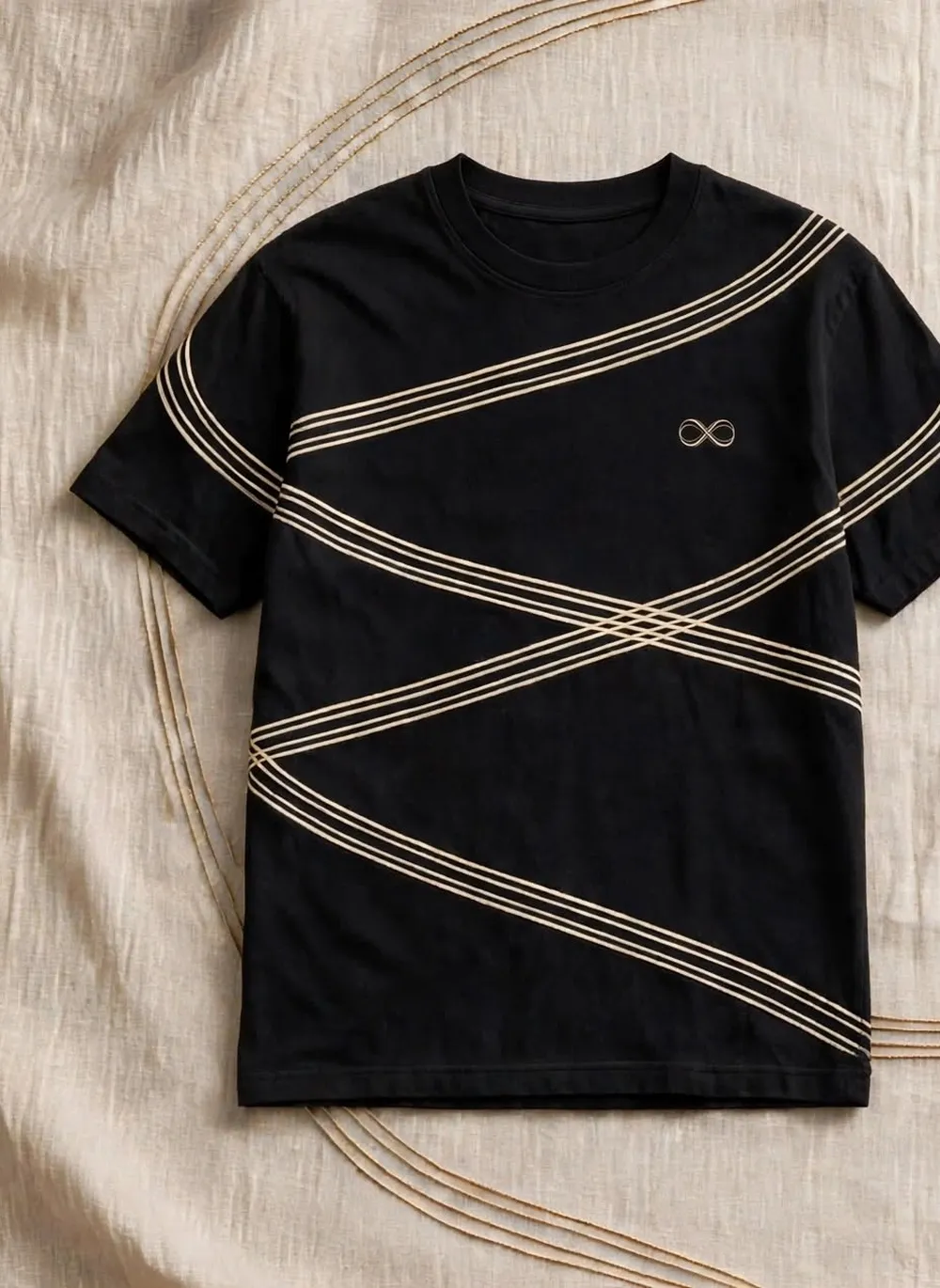 T-shirt Noir, face avant